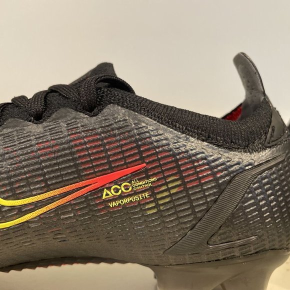New Nike Vapor 14 Elite FG Black Soccer Cleat Men's Size 4/ Wmns 5.5 CQ7… - Picture 4 of 7